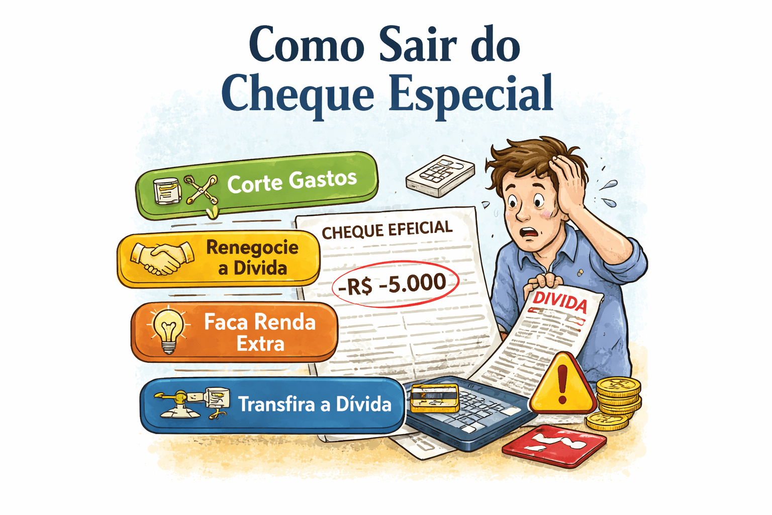 Como Sair do Cheque Especial
